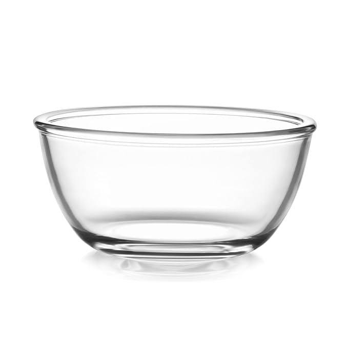 CELLO Ovenware Borosilicate Mixing Bowl | Microwave Safe & Dishwasher Safe | Stylish Gift for Wedding and Special Occasion | Scratch Resistant | 1000ml | Transparent - Image 2