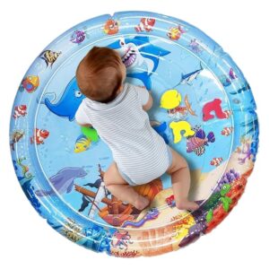 J3WORLD's-Baby Water Mat for Newborns, Tummy Time Water Mat for Babies, Inflatable Water Mat for Babies to Play – Fun Early Development Toy | Pack of 1