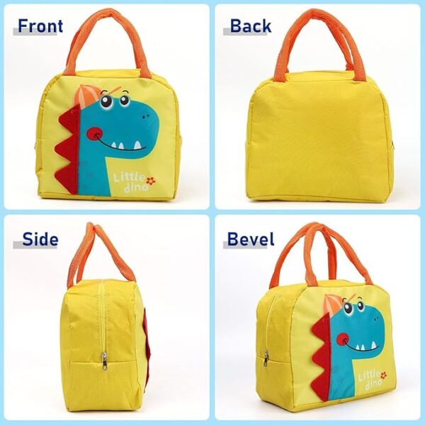 Insulated Lunch Bags Small for Women Work, Student Kids to School, Thermal Cooler Tote Bag Picnic Organizer Storage Lunch Box Portable and Reusable Multi Color DINO - Image 6