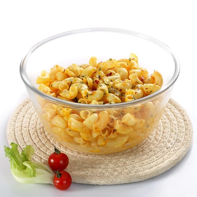 CELLO Ovenware Borosilicate Mixing Bowl | Microwave Safe & Dishwasher Safe | Stylish Gift for Wedding and Special Occasion | Scratch Resistant | 1000ml | Transparent - Image 4