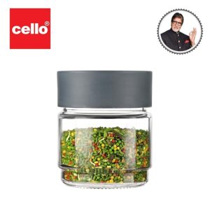 Cello Modustack 500 ML Storage Jars with Tray Gift Set | Set of 3 Pcs