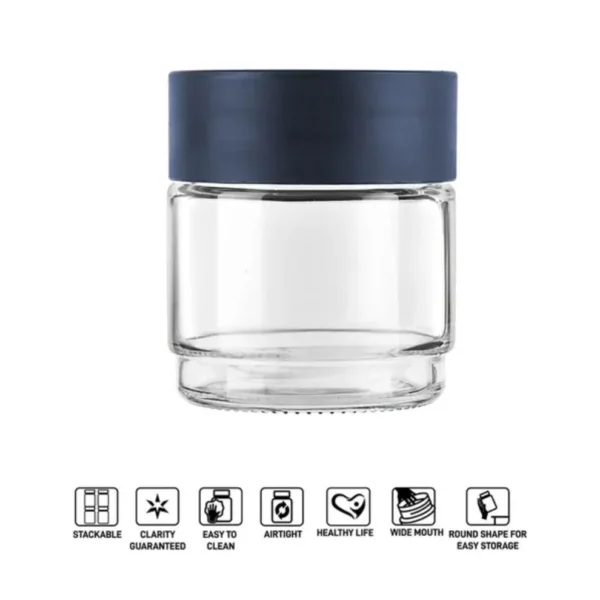 Cello Modustack 500 ML Storage Jars with Tray Gift Set | Set of 3 Pcs - Image 5