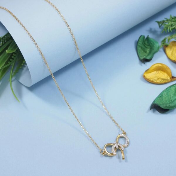Infinity Pendant Necklace Set | Gold Plated | Korean Style Stainless Steel Jewelry