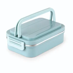 CELLO Food Buddy Lunch Box with Plastic Spoon and Fork | 100% Food Grade | Leak Proof and Break Resistant | Ideal for School, College, Office, Outdoor Activities | 925 ml, Multi Color